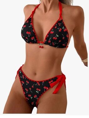 Cherry 2 pc bikini
